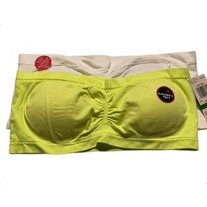 2 Pack Jenni Strapless Padded Bandeau Bralette + No Boundaries - XL - NEW